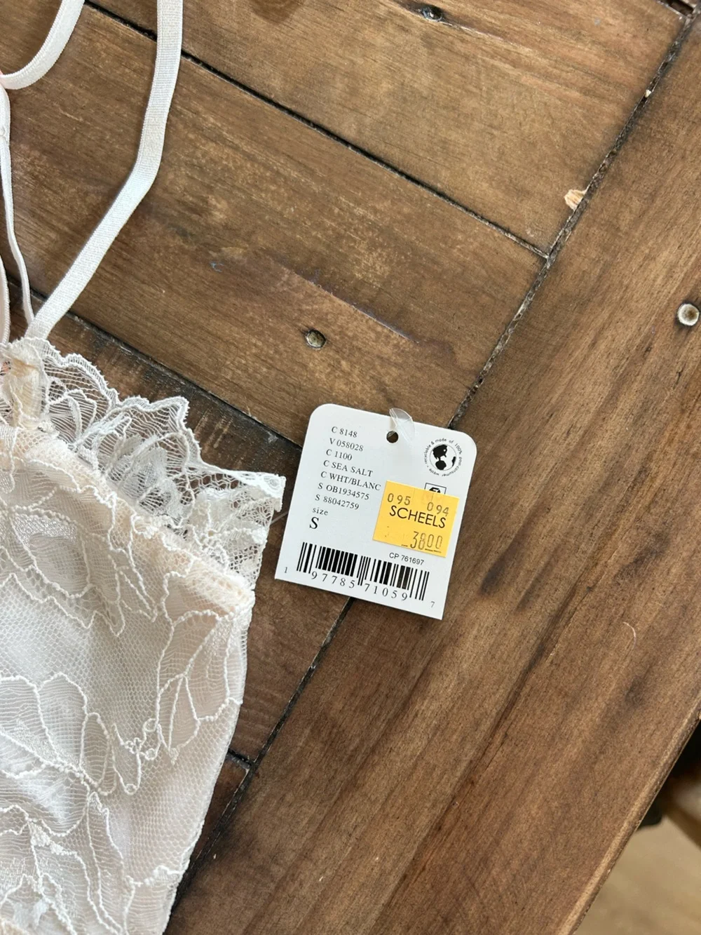 NWT Free People Lacey Essential Lace Cami Top S